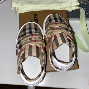 Burberry Vintage Check Cotton Sneakers